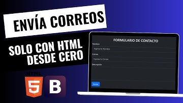 ✅Como Enviar Correos solo con HTML | Paso a Paso