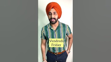 The days of the week | Learn French with Harman @Learn French with Harman