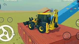 JCB ✅ 3Dx Backhoe Loader With Passenger New Mod Bus Simulator Indonesia Android Gameplay ✅