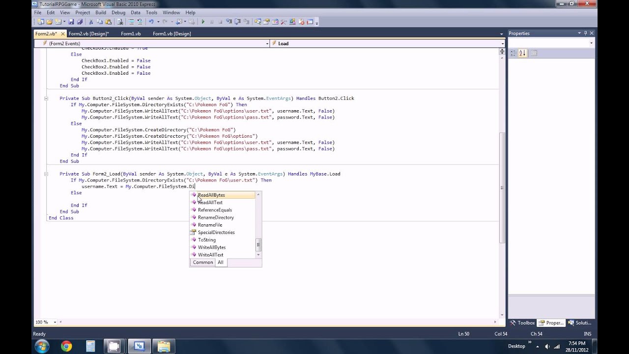 how to make a game in visual basic 2010 express