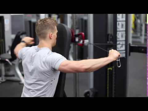 Chest Supported Cable Rear Delt Flyes