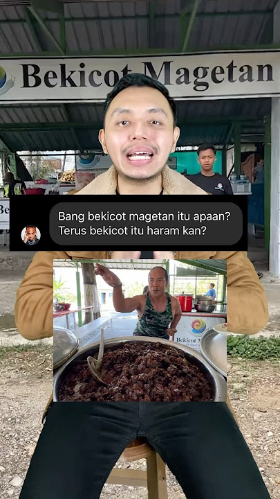 Bekicot Magetan itu apaan? Emang bekicot HARAM? #shorts