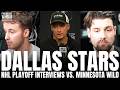 Jake Oettinger, Jamie Benn, Esa Lindell &amp; Glen Gulutzan Discuss Dallas vs. Minnesota Before Game 5