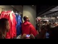 LeBron James shopping in NikeTown, London! 01-08-12 (HD)