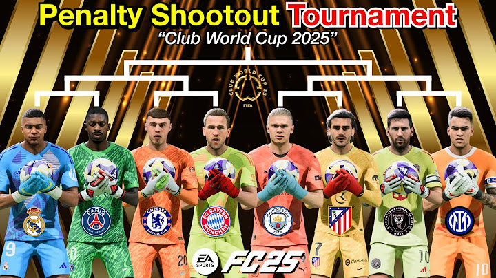 Unbelievable! Club World Cup Star Switches to Goalkeeper! Penalty Shootout Tournament!【FC25】