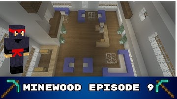Building A Minecraft City - Episode 9 - Office Reception Area