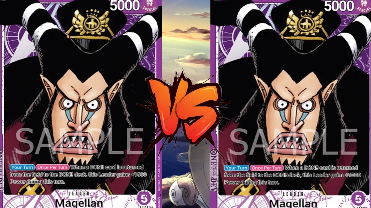 Magellan Vs Magellan One Piece Tcg Op02 Tournament Gameplay In