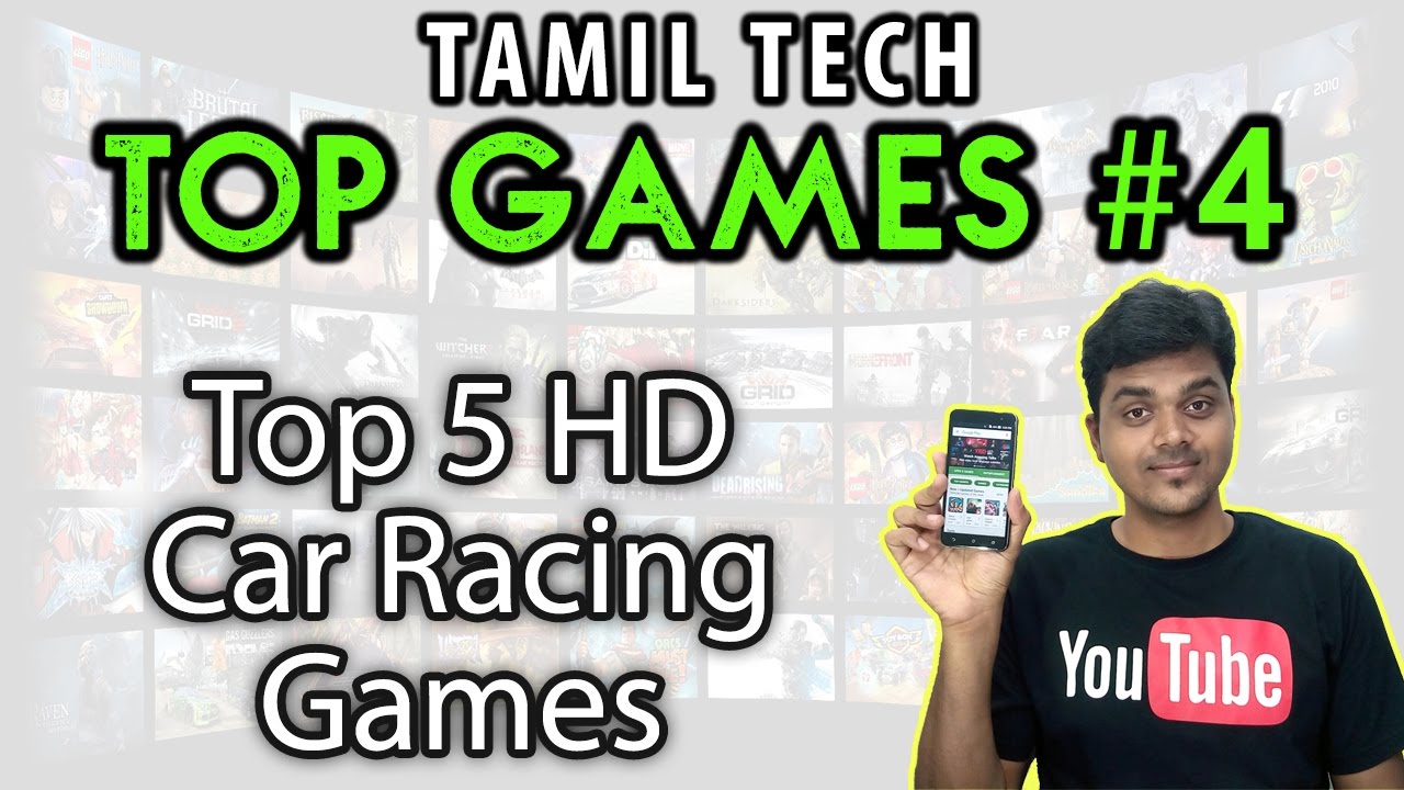 Tamil Tech Top Games #4 - Top 5 HD Car Racing Games
