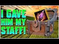 I GAVE HIM MY STAFF! | 1v1 Random Hero | WC3 | Grubby