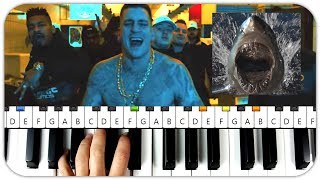 187 Strassenbande - HaifischNikez 2 Instrumental Beat Piano Tutorial MIDI