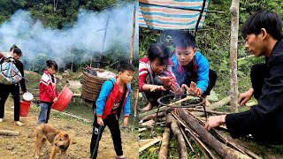 Journey to a new land - building a temporary house made of plastic