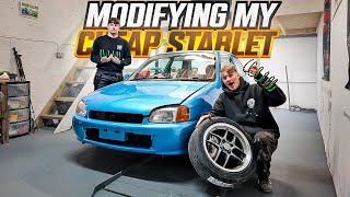 I MODIFIED MY CHEAP TOYOTA STARLET!