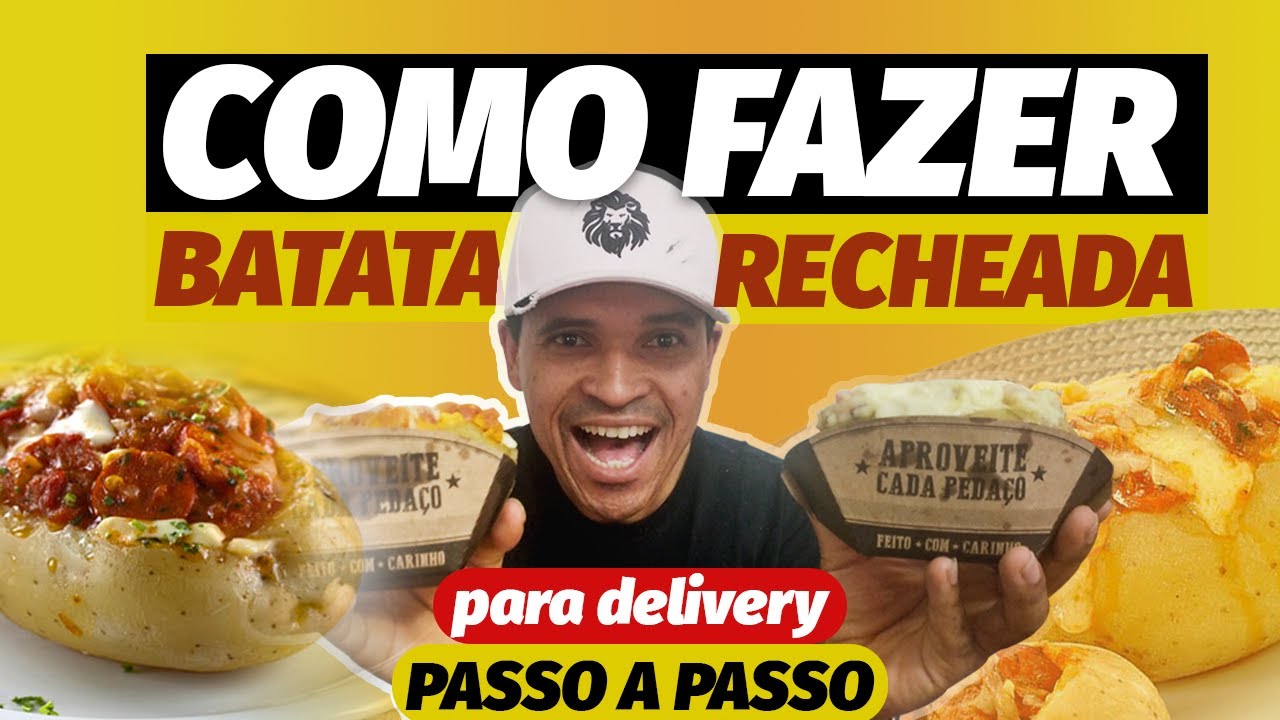 Como fazer batata recheada passo a passo-Delivery