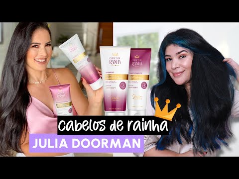 👑 Testei CABELOS DE RAINHA de JULIA DOORMAN [Crescimento e fortalecimento dos fios]