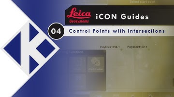 Leica iCON Guides | Creating Control Points with Intersections