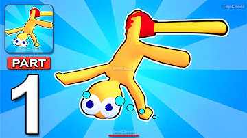 Grab Throw: Hit Annoying Guys - Gameplay Walkthrough Part 1 - Grab & Throw Guys (Android, iOS)