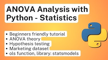 One-way, Two-way ANOVA Analysis with Python - Statistics