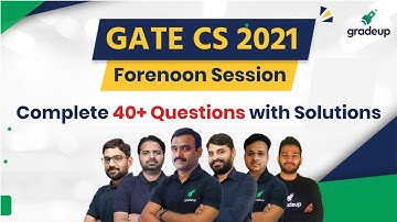 Gradeup is the First to release Summary of 40+ Questions with Solutions of GATE CS 2021