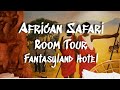 African Safari Theme Room || Fantasyland Hotel Room Tour
