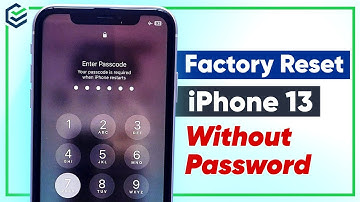 How to Factory Reset iPhone 13 without Password | 4 Solutions