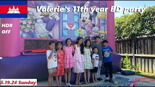 Nika  Valerie's 11th year BD party