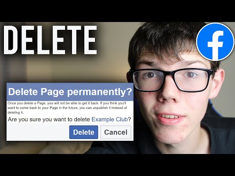 Video: Hoe Een Facebook-pagina Permanent Te Verwijderen