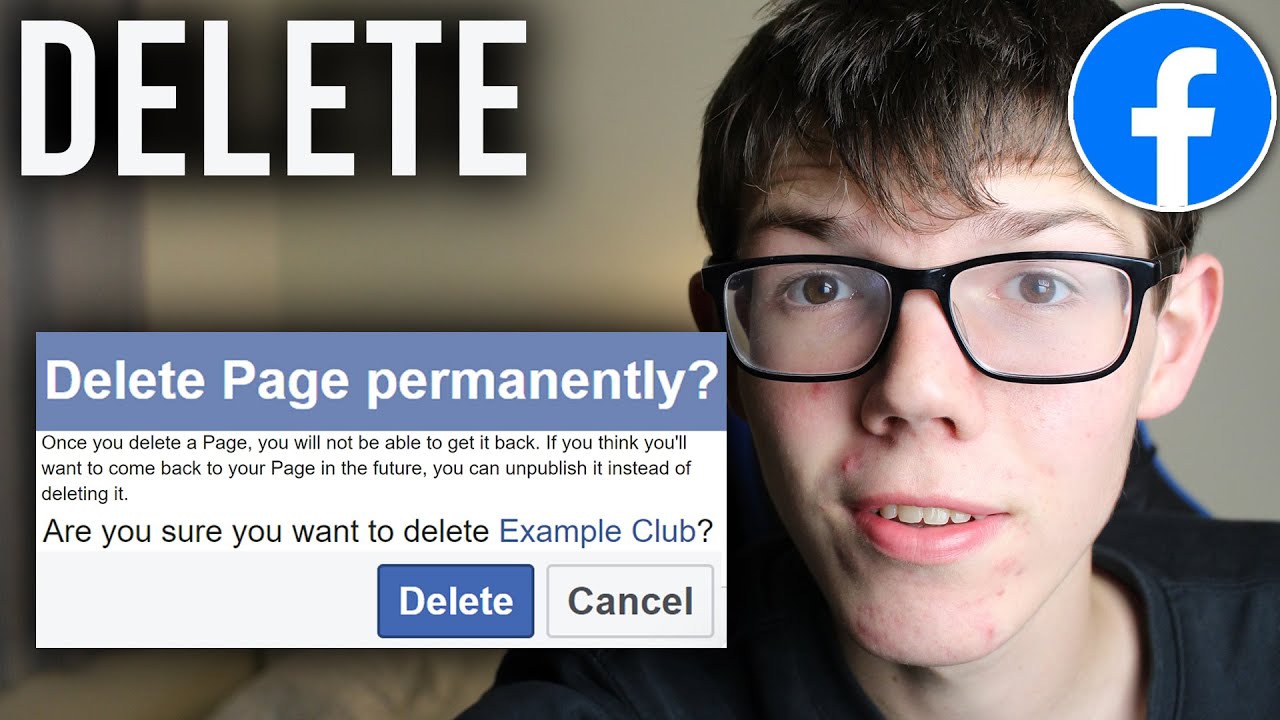How To Delete Facebook Page Permanently | Delete FB Page - YouTube