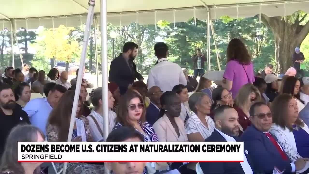 Dozens become U.S. citizens at naturalization ceremony