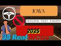Iowa Driving License Test 2025 | 35 Real MCQs with Answers 🚦📝