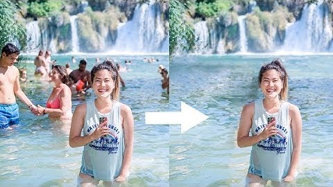 如何轻松用手机将背景中的人去除? PS级修图小技巧你不可不知!! // Tiffany - 天天要闻