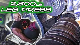 Ronnie Coleman - 2,300 lb leg press | Ronnie Coleman Resimi