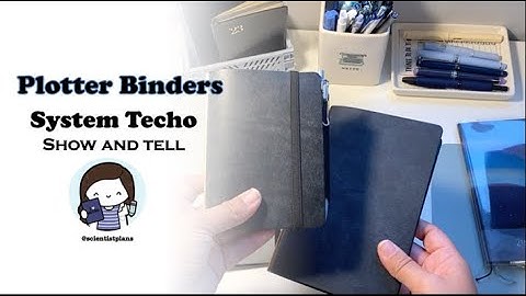 One  year of Plotter - ring binder system update and flip through! #plotterusa #ringbinder #planner