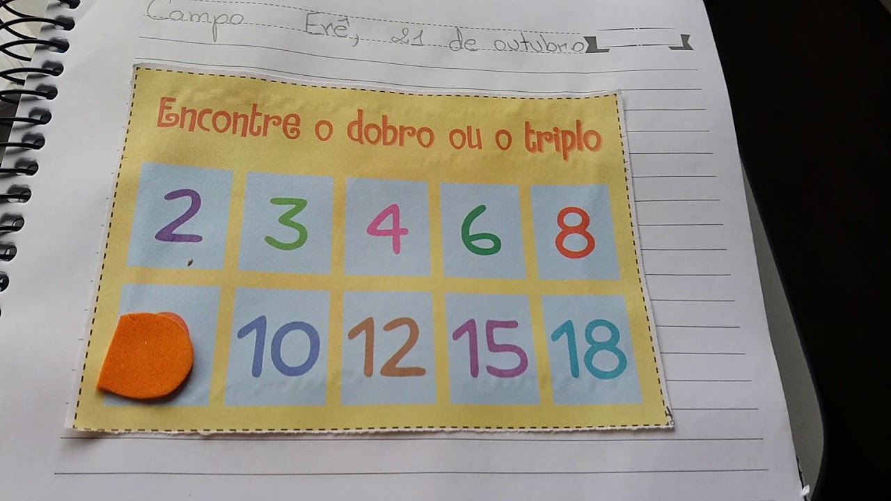 2° ano. matemática ( jogo dobro ou triplo) pág. 106 e 107. dia 21 de ...