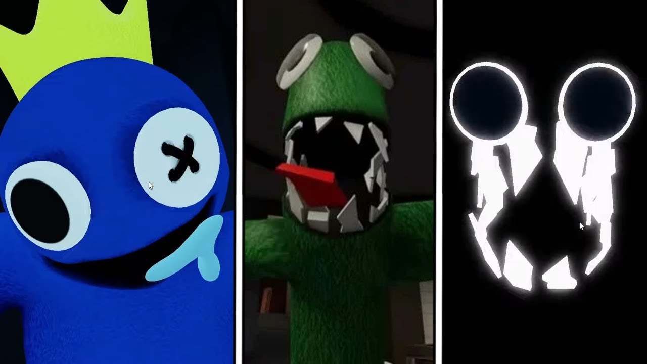 RAINBOW FRIENDS New Update ALL JUMPSCARES GREEN 