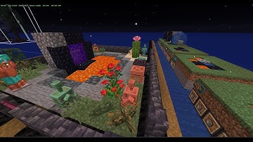 How to QUICKLY and EASILY build a Nether Portal in Minecraft.