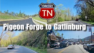 Pigeon Forge new bypass drive to Gatlinburg Smoky Mountains