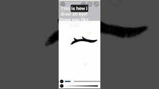 This is How I Draw An Eye 👀🌝 || IbisPaintX