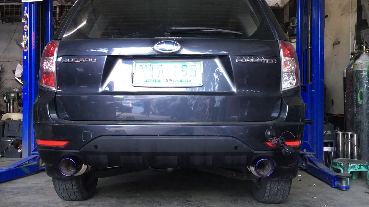 2010 Subaru Forester full exhaust system YouTube