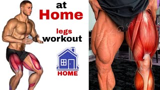 Legs workout at home تمارين الارجل في البيت