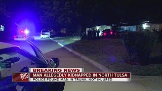 Man allegedly kidnapped in N. Tulsa