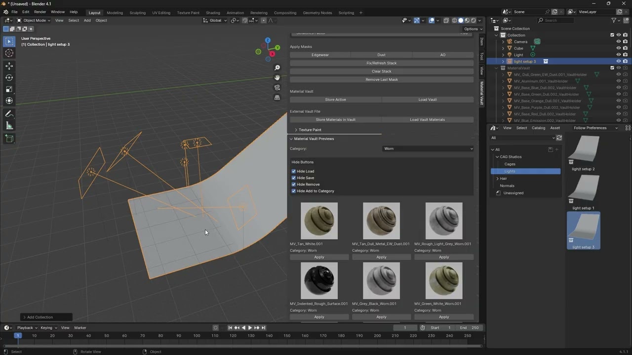 Basic Installation of Material Vault