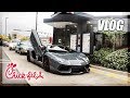 I Take the Lamborghini Aventador Through Chick-Fil-A Drive Thru!