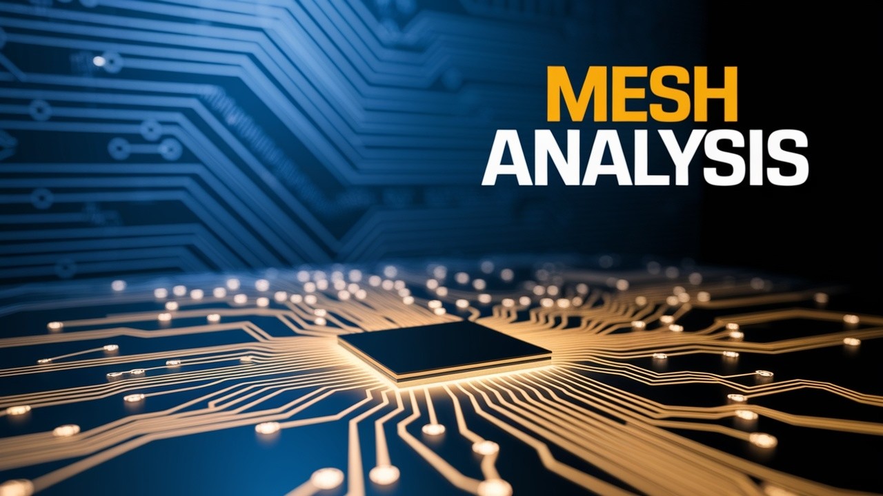 Mesh Analysis Example 3 | Circuit with Independent Current Sources ...