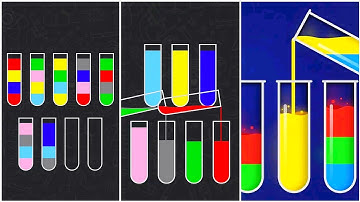 Water Sort Puzzle Gameplay 6 , Android Games ios Walkthrough Simulator Think Brain Puzzle