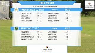 Haywards Heath CC 2nd XI v St Matthias CC 1st XI