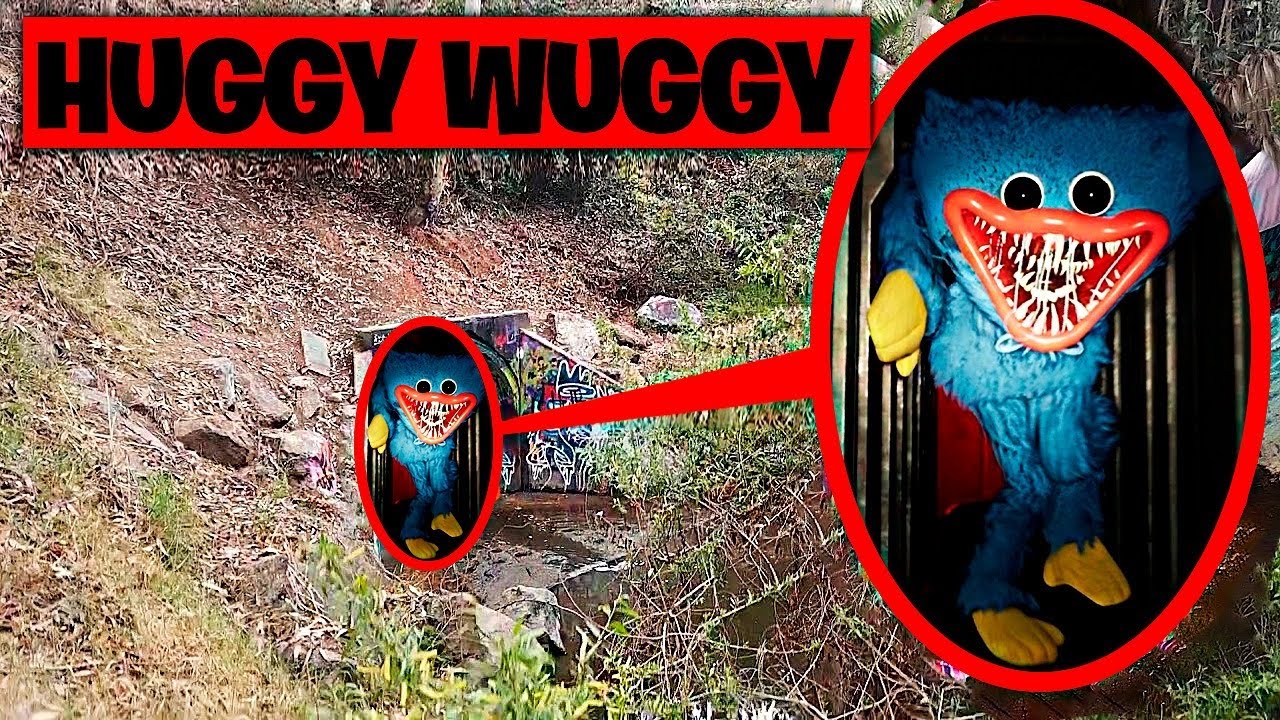 ACHEI O HUGGY WUGGY COM A CÂMERA DO DRONE NA VIDA REAL *ele existe