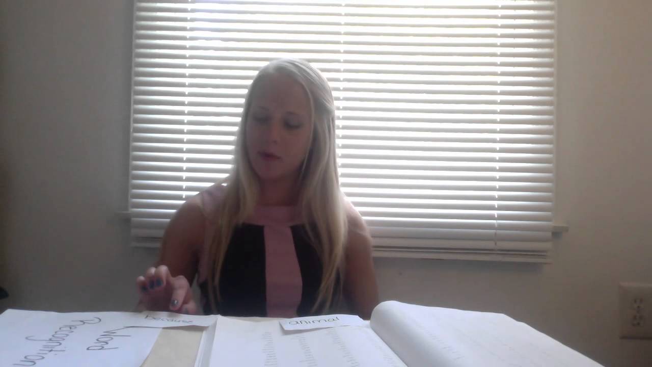 Word Recognition Lesson