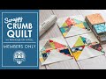 Make this Crumb Quilt 👍 Scrappy Squares + Triangles = Scrap Quilt Love! ♥ Fat Quarter Shop