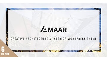 Amaar - Creative Architecture & Interior WordPress Theme | Themeforest Website Templates and Themes