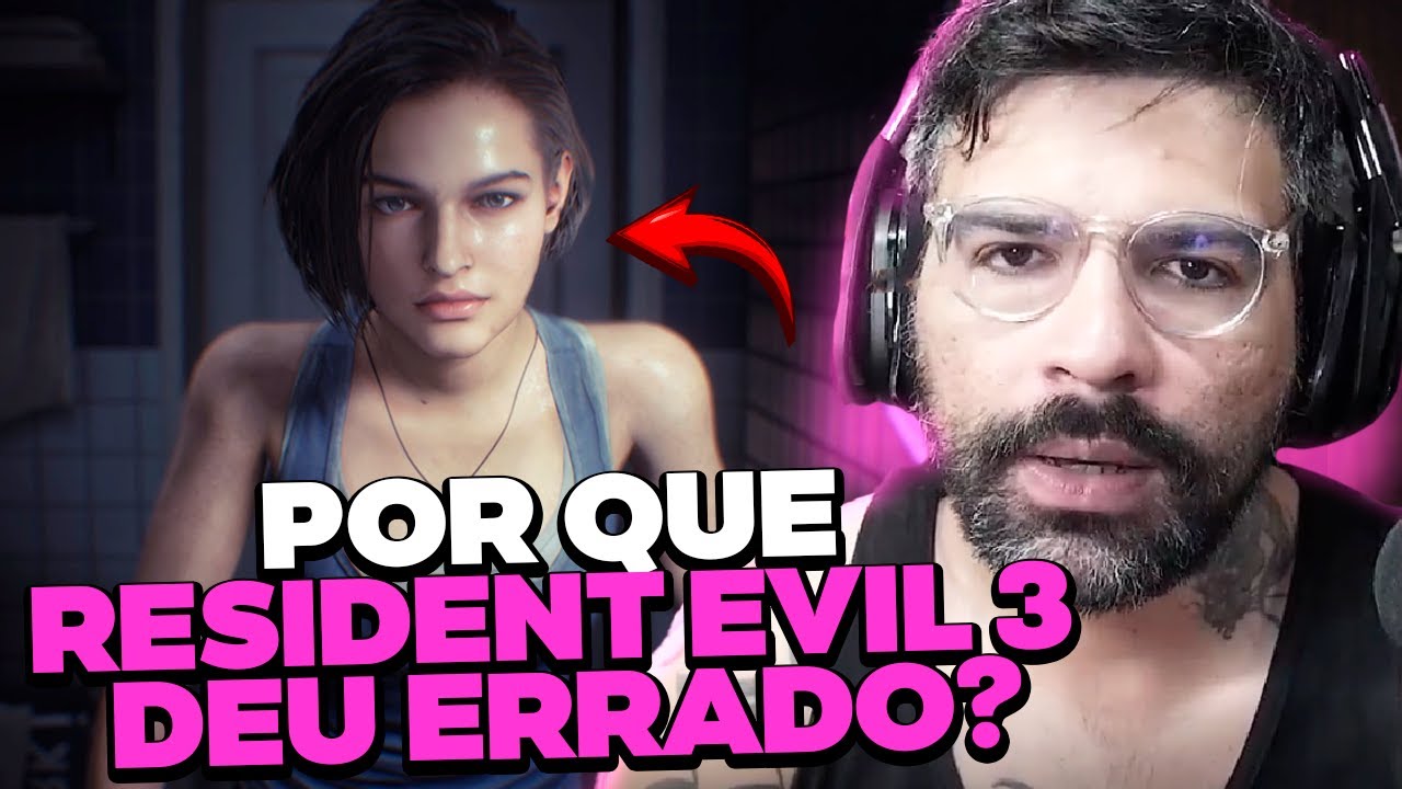 ELE TIROU A ULTIMA GOTA SANIDADE DO CROSS COM RESIDENT EVIL 3 REMAKE KKKKKKKKKK